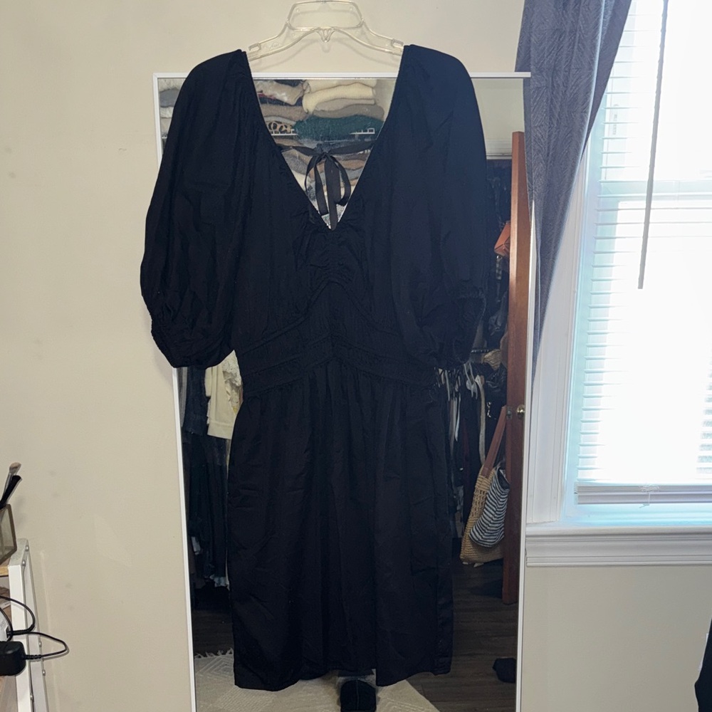 Old Navy Black Backless Dress